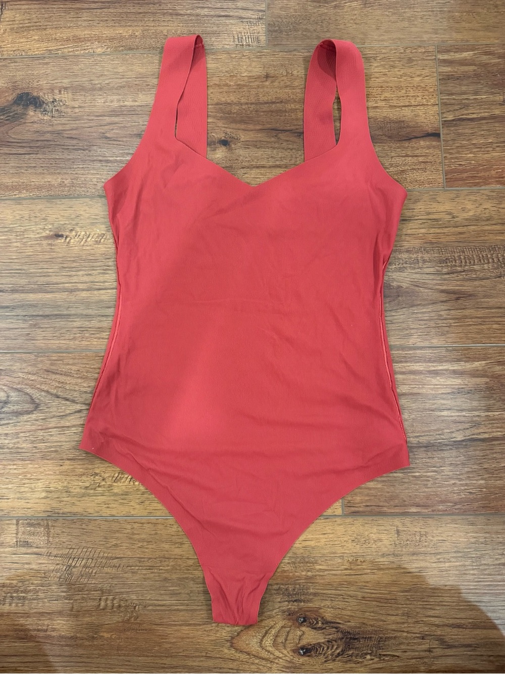 Women’s AERIE SMOOTHIE Red One-Piece Bodysuit